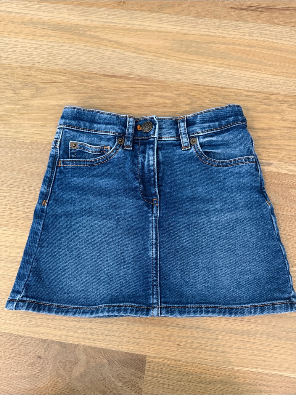 Crewcuts Dark Blue Denim A-Line Skirt